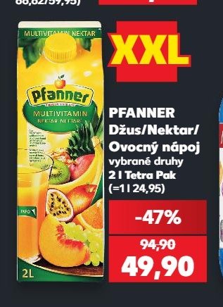PFANNER Džus/Nektar/Ovocný nápoj