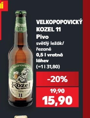 VELKOPOPOVICKÝ KOZEL 11 Pivo
