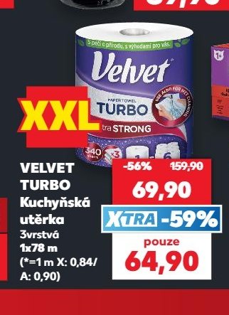 VELVET TURBO Kuchyňská utěrka