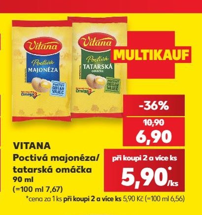 Vitana Poctivá majonéza / tatarská omáčka