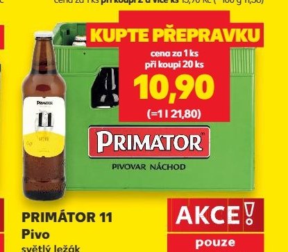 Primátor 11 pivo