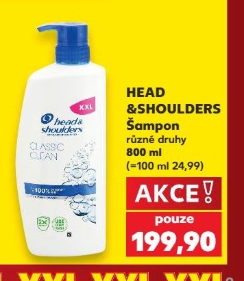 Head & Shoulders Šampon různé druhy 800 ml