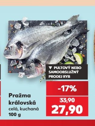 Pražma královská celá, kuchaná 100 g