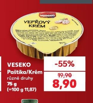 VESEKO Paštika/Krém 75 g