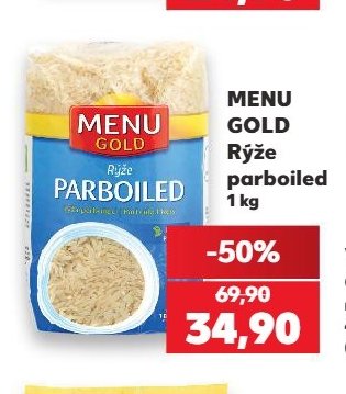 MENU GOLD Rýže parboiled 1 kg