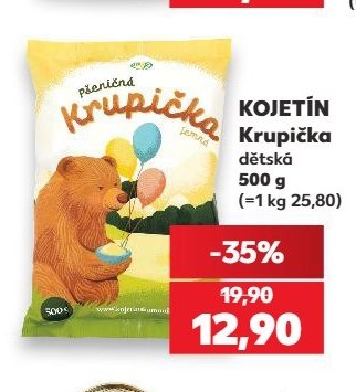 KOJETÍN Krupička dětská 500 g