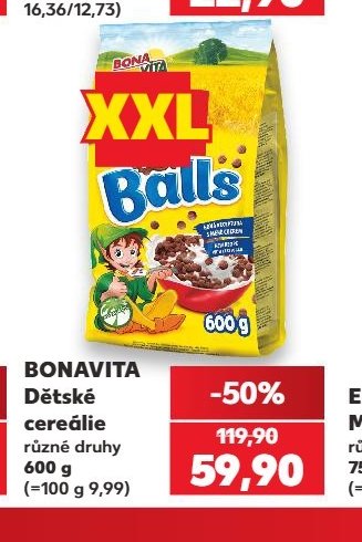 Bonavita Dětské cereálie různé druhy 600 g