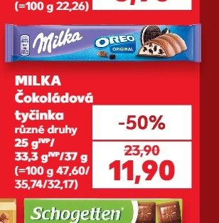 Milka Čokoládová tyčinka