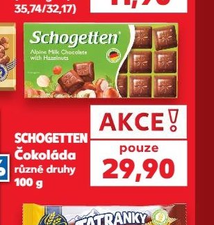 Schogetten Čokoláda
