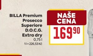 BILLA Premium Prosecco Superiore D.O.C.G. Extra dry