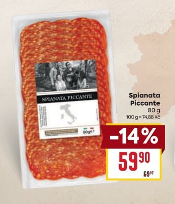 Spianata Piccante 80 g