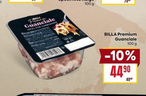 BILLA Premium Guanciale 100 g