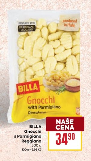 BILLA Gnocchi s Parmigiano Reggiano