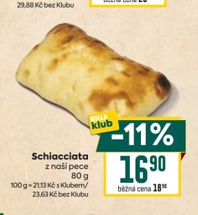 Schiacciata z naší pece