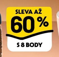 Sleva 60 % s 8 body