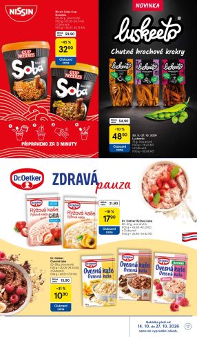 aktuální leták Tesco 30.9.2026-27.10.2026