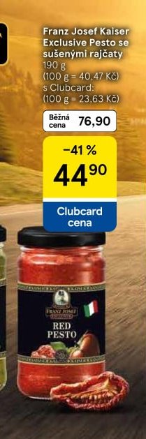 Franz Josef Kaiser Exclusive Pesto se sušenými rajčaty