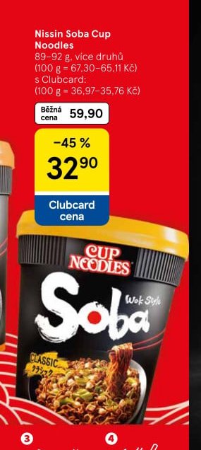 Nissin Soba Cup Noodles