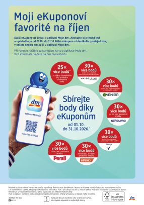 aktuální leták dm drogerie 2.10.2026-28.10.2026