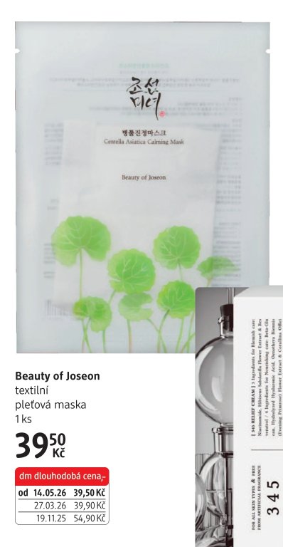 Beauty of Joseon textilní pleťová maska