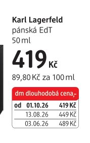 Karl Lagerfeld pánská EdT 50 ml