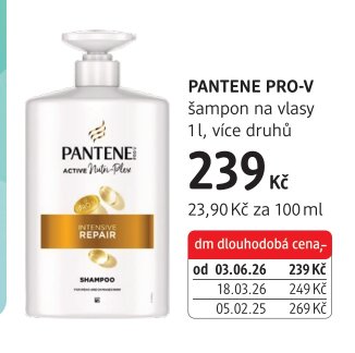 PANTENE PRO-V šampon na vlasy 1 l, více druhů