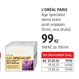 L'ORÉAL PARIS Age Specialist denní krém 50 ml