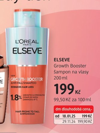 ELSEVE Growth Booster šampon na vlasy
