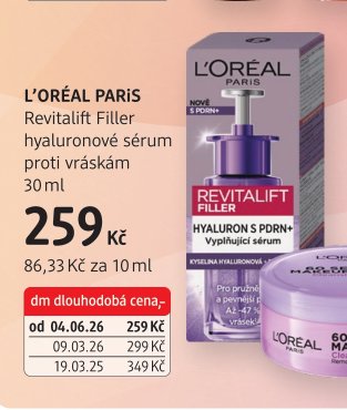 L'ORÉAL PARIS Revitalift Filler hyaluronové sérum