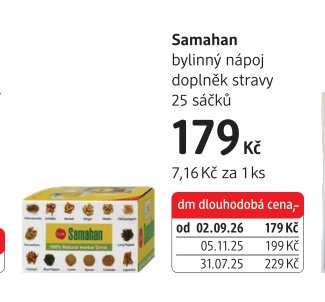 Samahan bylinný nápoj doplněk stravy