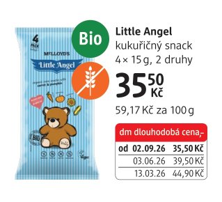 Little Angel kukuřičný snack