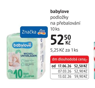babylove podložky na přebalování