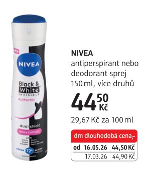 NIVEA antiperspirant nebo deodorant sprej