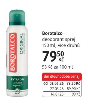 Borotalco deodorant sprej