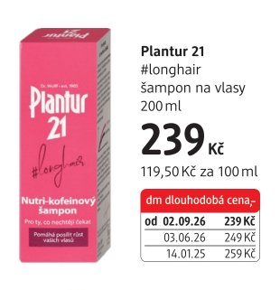 Plantur 21 #longhair šampon na vlasy 200 ml