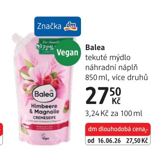 Balea tekuté mýdlo náhradní náplň 850 ml