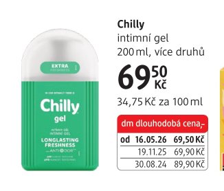 Chilly intimní gel 200 ml