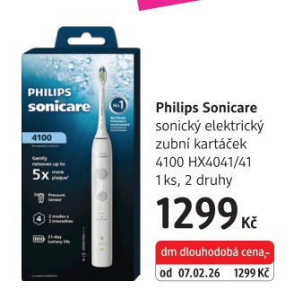 Philips Sonicare sonický elektrický zubní kartáček 4100 HX4041/41