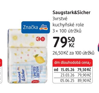 Saugstark&Sicher 3vrstvé kuchyňské role