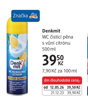 Denkmit WC čistící pěna