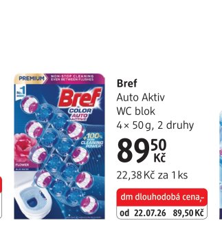 Bref Auto Aktiv WC blok