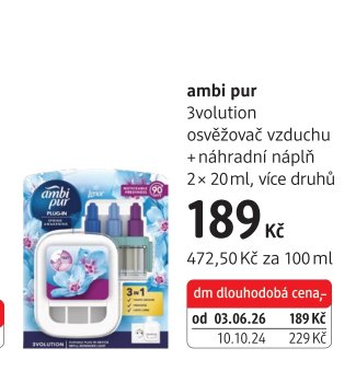 ambi pur 3volution osvěžovač vzduchu