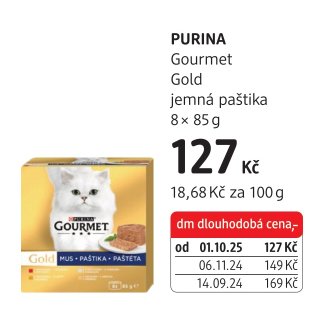 PURINA Gourmet Gold jemná paštika