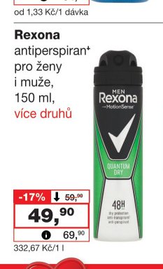 Rexona antiperspirant