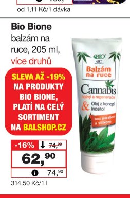 Bio Bione balzám na ruce