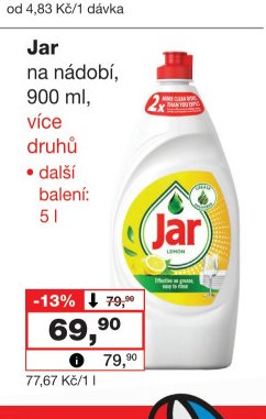 Jar na nádobí