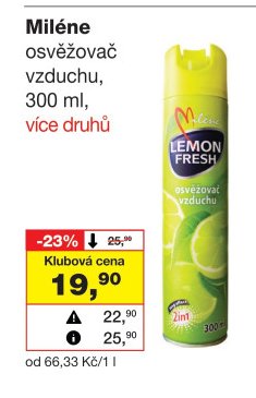 Miléne osvěžovač vzduchu