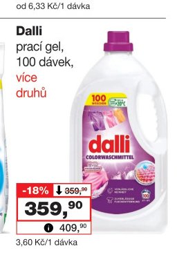 Dalli prací gel