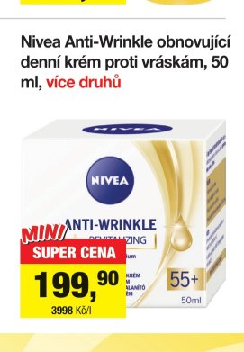 Nivea Anti-Wrinkle denní krém, 50 ml