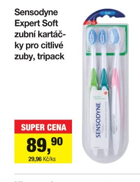 Sensodyne Expert Soft zubní kartáčky, tripack